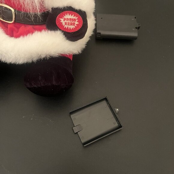 Animated Santa Clause Sound & Motion Sings Jingle Bell Rock Clean Tested Vintage - Picture 13 of 17